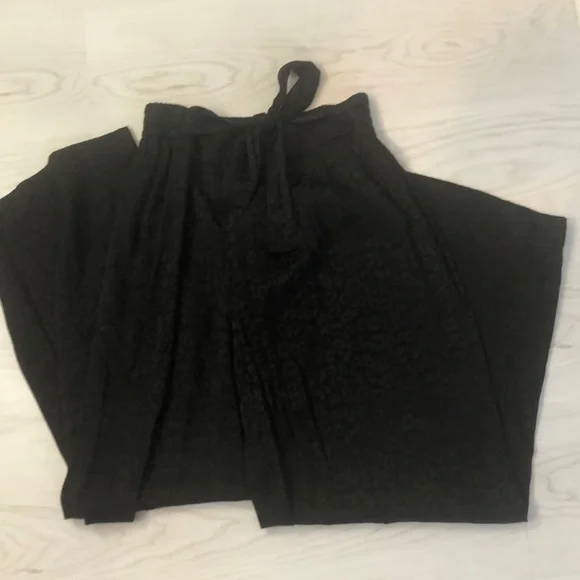 Women’s Nine West Elastic-Back Belted Wide-Leg Pants L - Picture 2 of 6